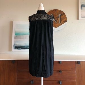 NWT Sheer Tunic with Lace Detail